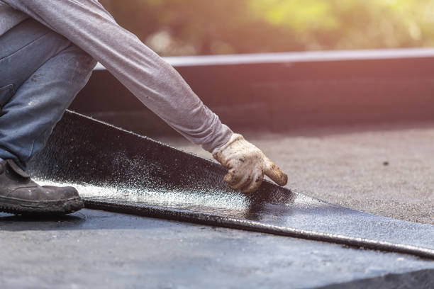 Professional Basement Waterproofing technician working in Fort Wayne, IN